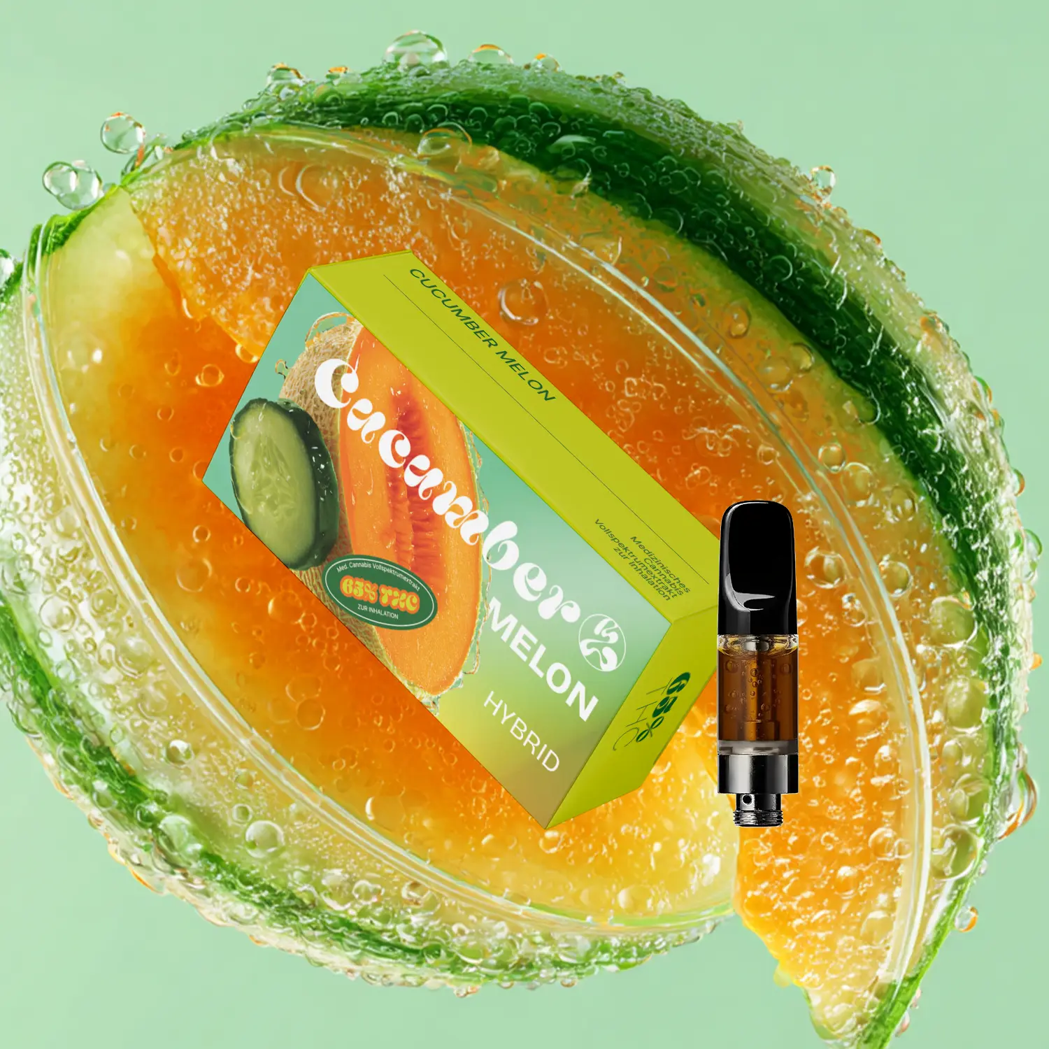 THC Vape - Cucumber Melon (ohne Akkuträger) 0,5mL - Image 2