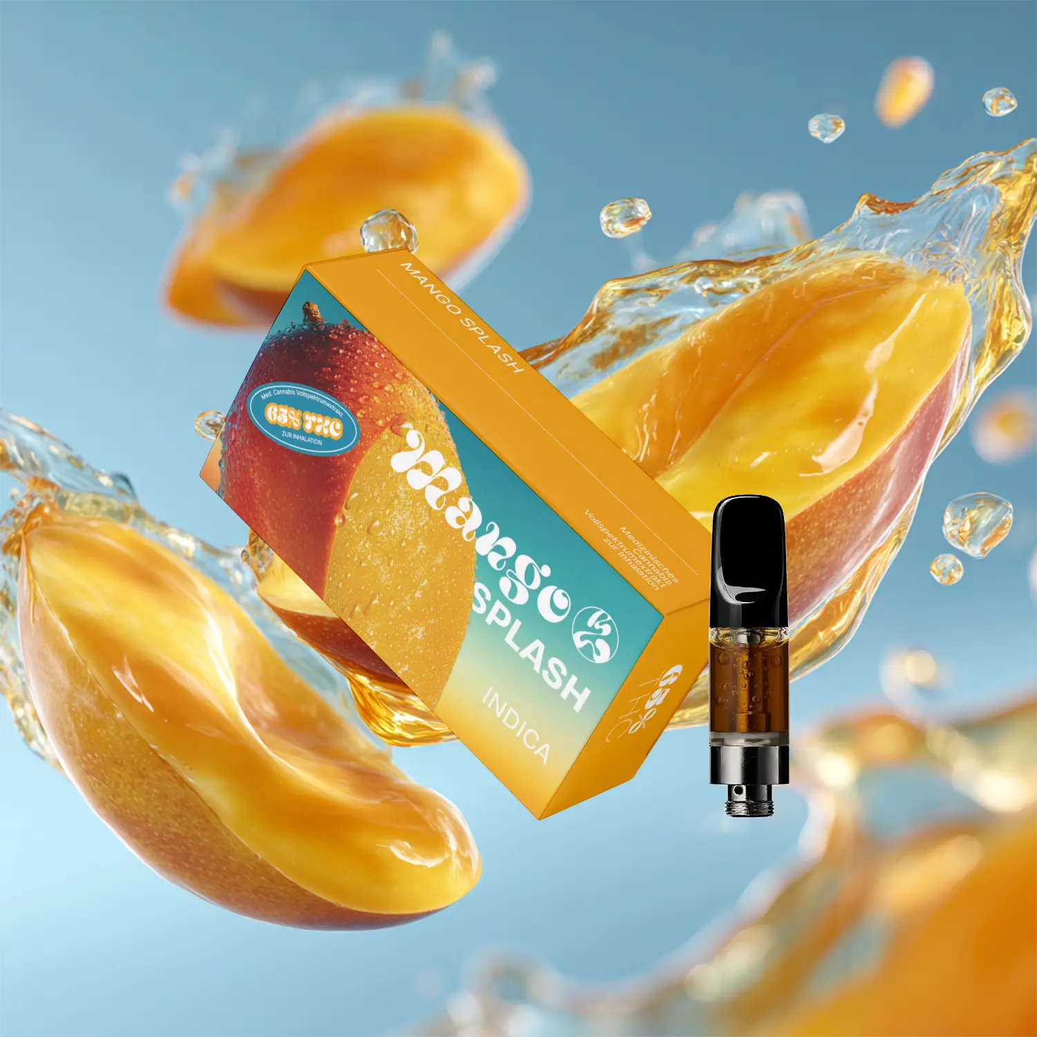 THC Vape - Mango Splash (ohne Akkuträger) 0,5mL - Image 2