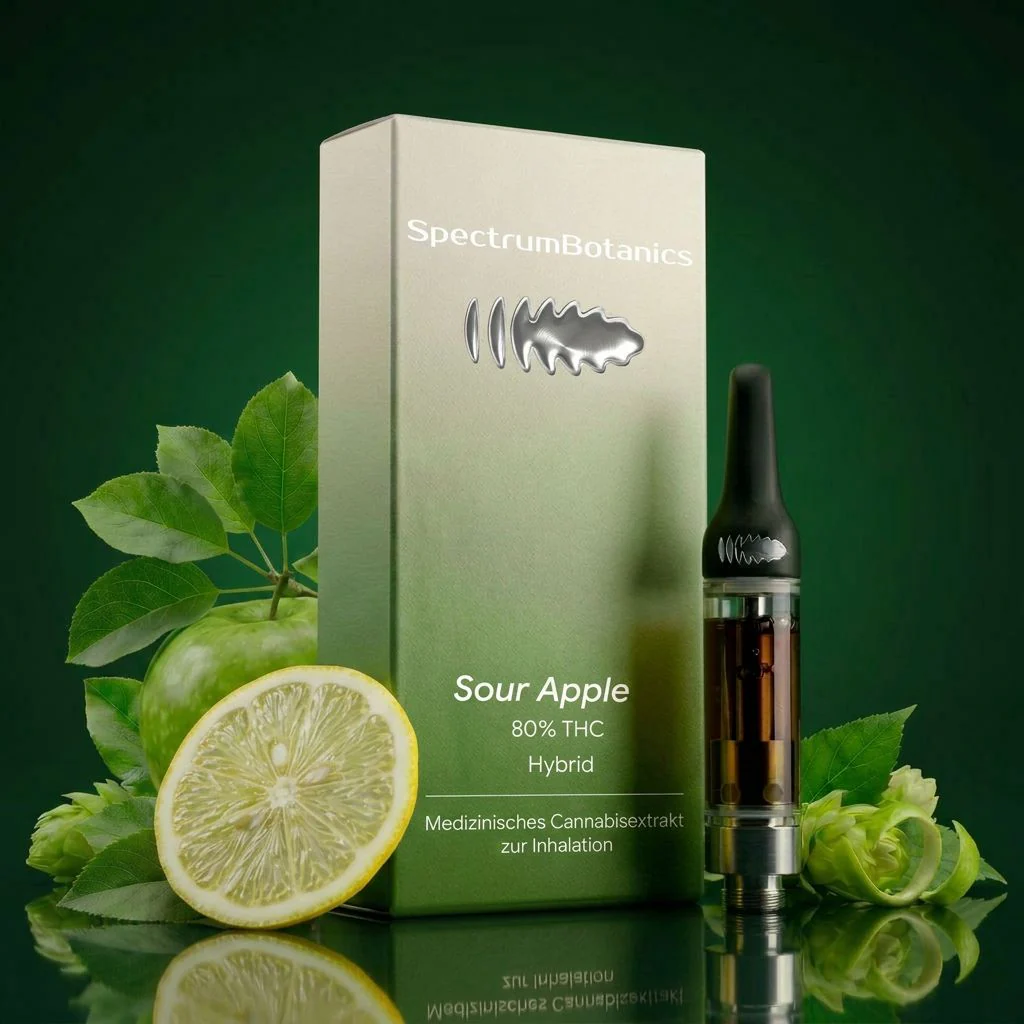 THC Vape - SpectrumBotanics Sour Apple (Ohne Akkuträger) 0.5mL - Image 2
