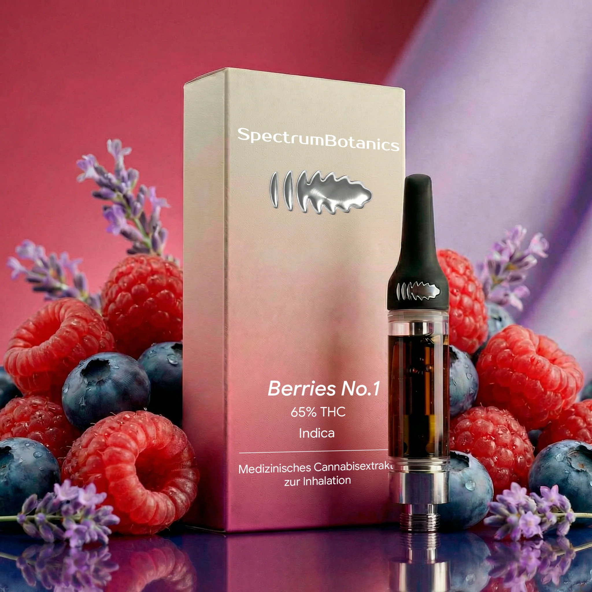 THC Vape - SpectrumBotanics Berries No.1 (Ohne Akkuträger) 0.5mL - Image 2